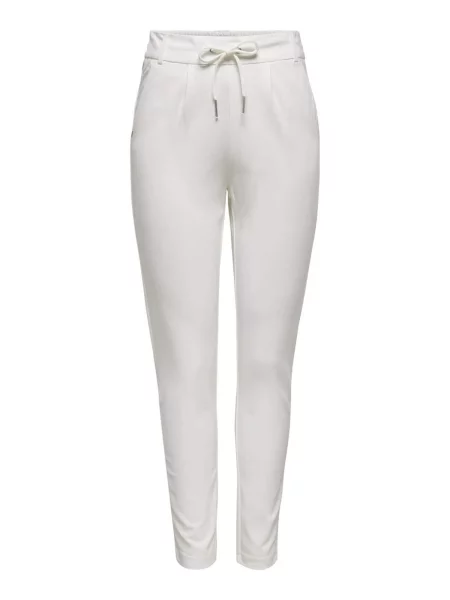 ONLY Pantaloni cutați ONLPoptrash murdar alb