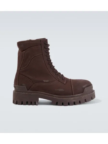 Μποτάκια Balenciaga καφέ