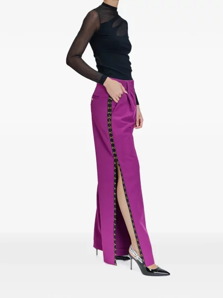 Pantaloni Just Cavalli violet
