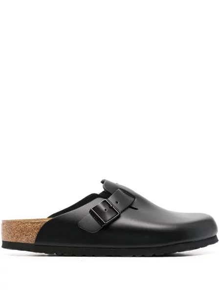 Papuci de casă Birkenstock cu cataramă negru