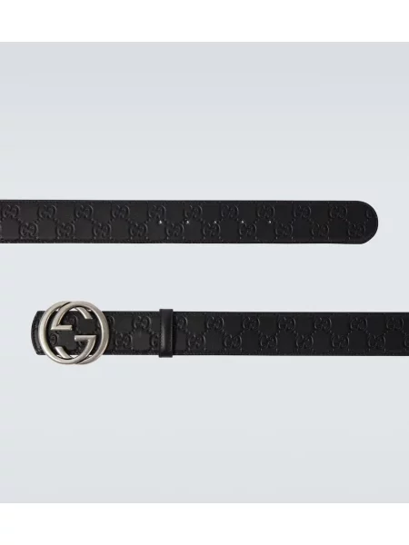 Curea Gucci din piele negru