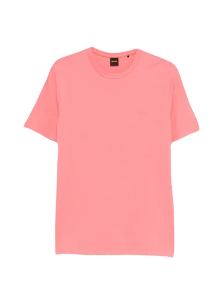 Tricou Boss cu autograf roz