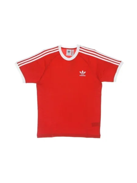 Koszulka sportowa Adidas w paski czerwona