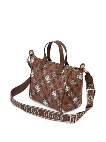Geantă shopper Guess maro