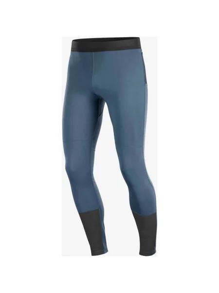 Legginsy długie Salomon Cross Run ultramaryna XXL niebieskie