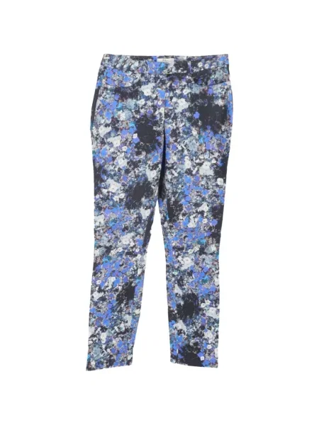 Pantaloni Erdem cu model floral cu imagine albastru
