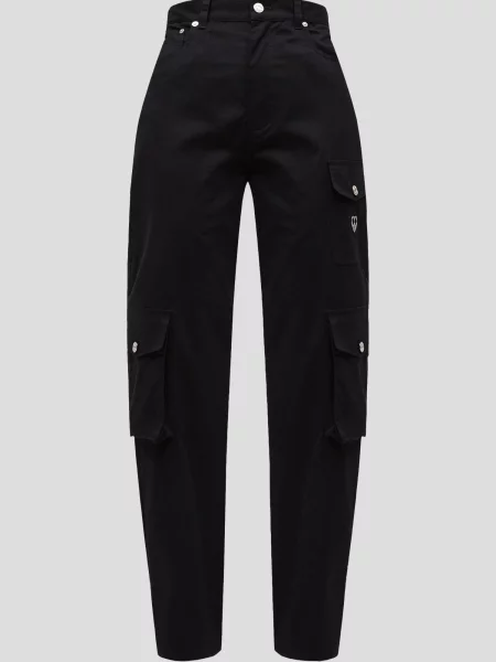 Брюки карго Moschino черные