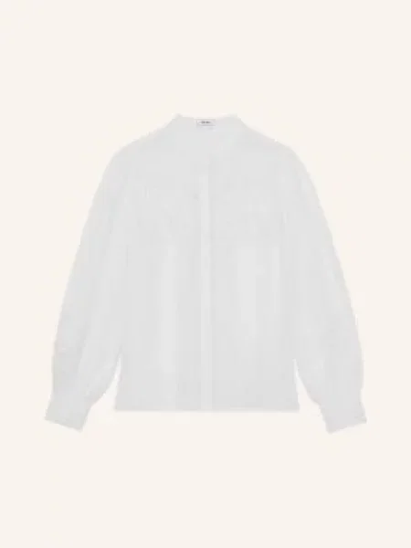 Lněná halenka Reiss bílá