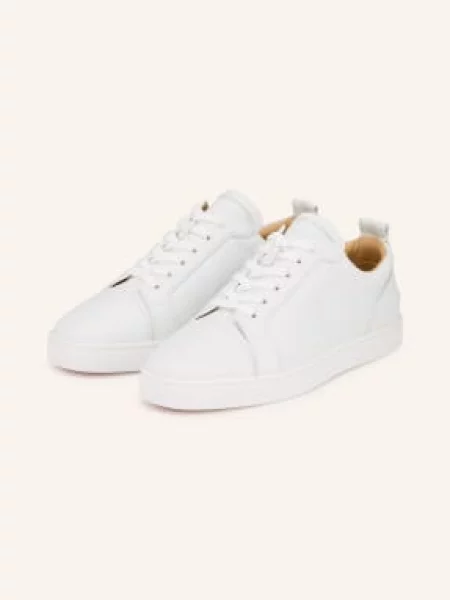 Christian Louboutin Tenisky Louis Junior bílá