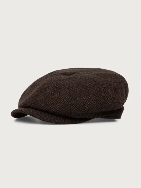 Barbour kapa s ravnim šiltom za muškarce smeđa