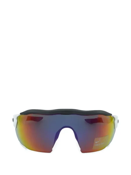 Ochelari de soare Nike cu cordon din jerseu cu imprimeu abstract gri