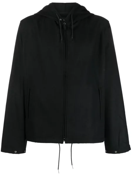 Hanorac cu glugă Y-3 de flanelă cu autograf negru