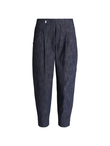 Spodnie Pnts plisowane niebieskie