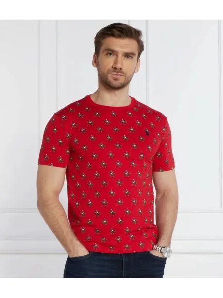 POLO RALPH LAUREN Tricou | Custom fit roșu
