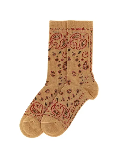 Șosete Alanui cu model paisley din jacard