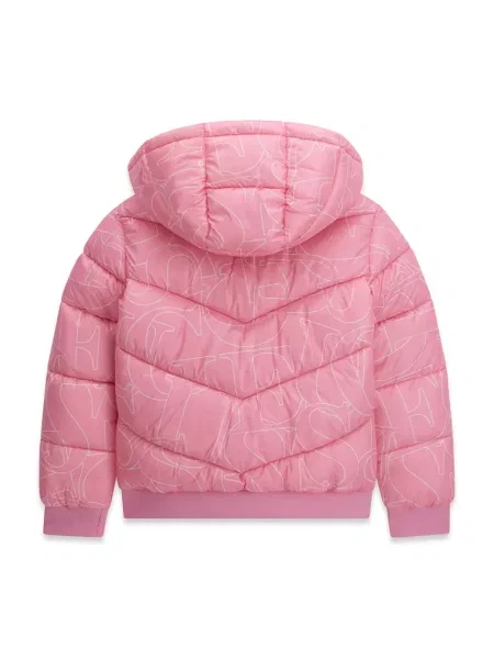 Guess prošívaná bunda dětská růžová