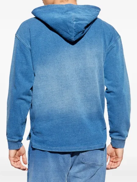 Hoodie Diesel με κουκούλα μπλε