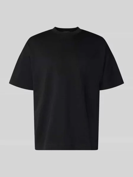 T-shirt z okrągłym dekoltem model BARRON' Jack & Jones czarna