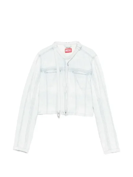 Kurtka jeansowa Diesel niebieska