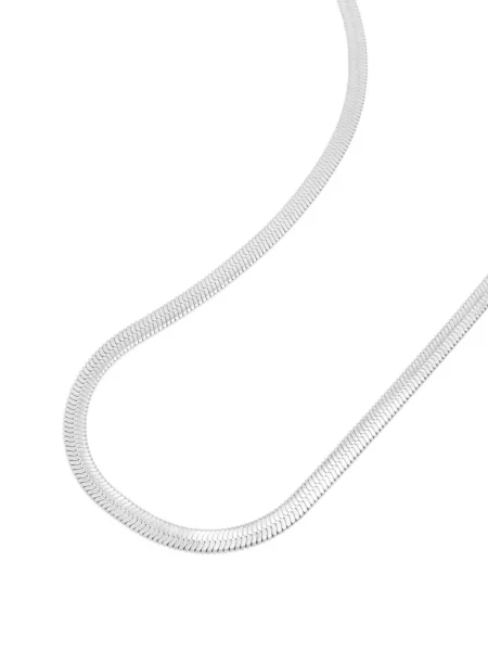 Κολιέ Nialaya Jewelry με μοτίβο φίδι ασημί