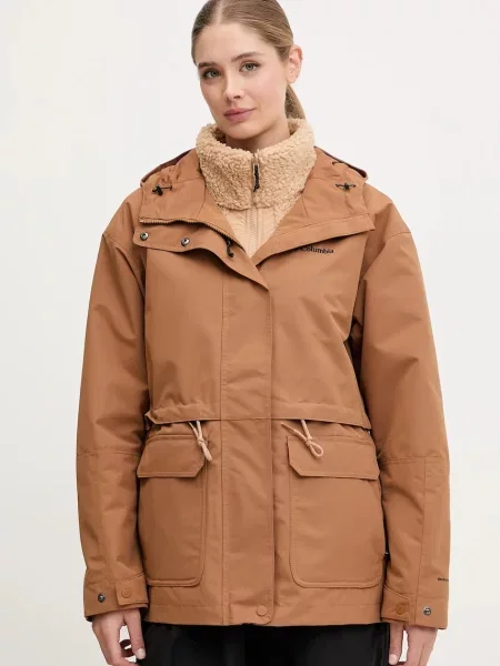 Columbia Outdoorová bunda Drop Ridge IC hnědá