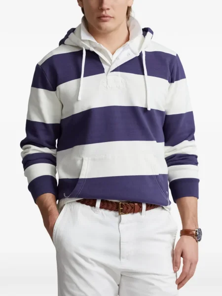 Cu centură curea Polo Ralph Lauren tricotate cu dungi albastru