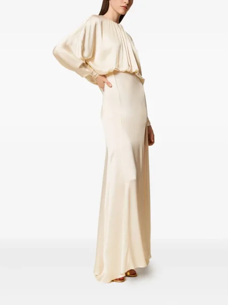Rochie Twinset din satin de costum