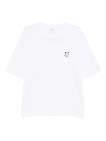 Tričko Maison Kitsuné bílé