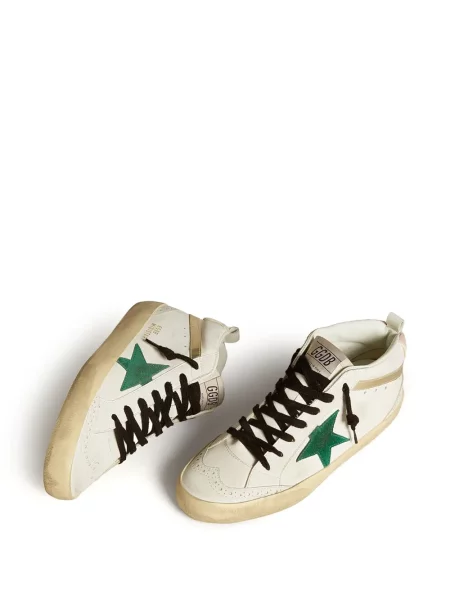 Sneakerși Golden Goose Mid Star alb