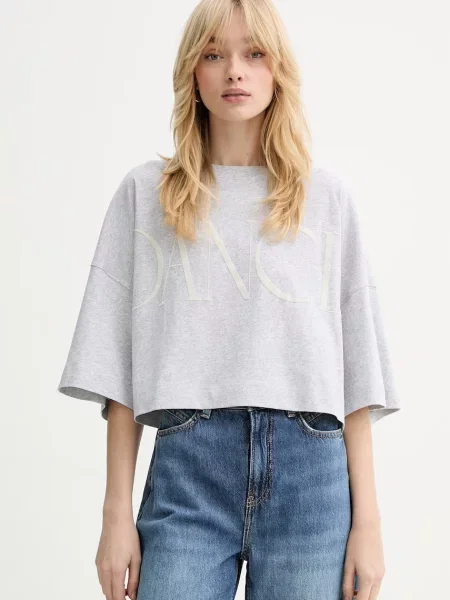 BOSS Orange tricou din C Ephilas gri