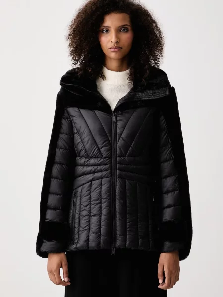 DKNY jachetă scurtă pentru femei negru