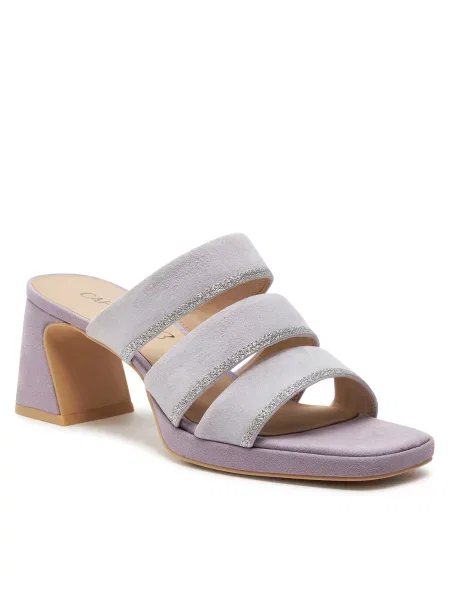 Natikači Caprice Lavender Suede vijolična