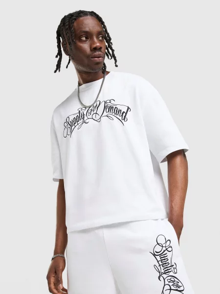 Supply&demand T-Shirt Murphy biała