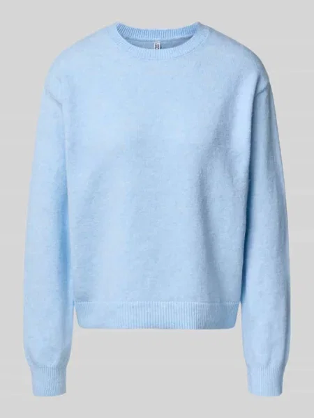 Sweter w kroju regular fit z dodatkiem wełny model ALLY' Pieces