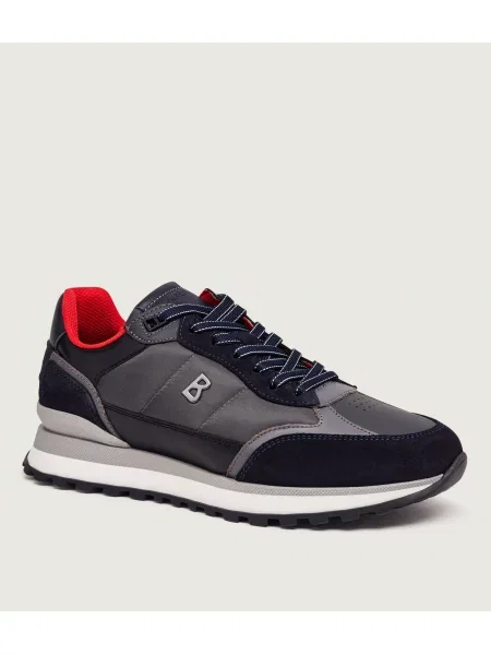 Bogner Sneakers Newport 15 B | piele întoarsă gri