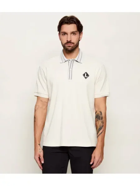 Tricou polo Lacoste clasic bej