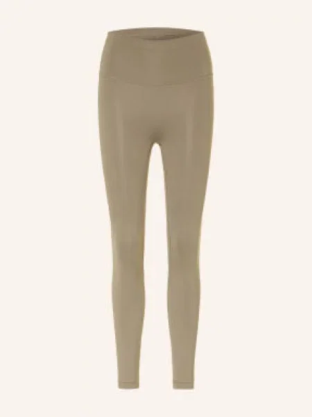 Lululemon Legíny Wunder Train No Line Hr Tight khaki