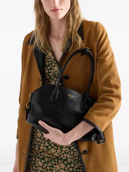 Geantă shopper Prada din piele negru
