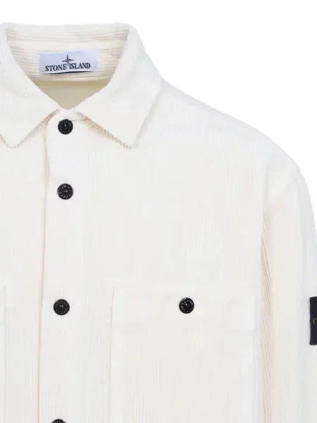Samt košulja Stone Island kamenje bijela