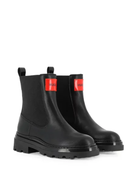 Buty do kostki dziecięce Hugo czarne