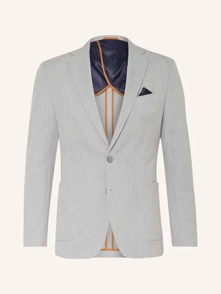 Paul Oblekové Sako Slim Fit light grey šedé
