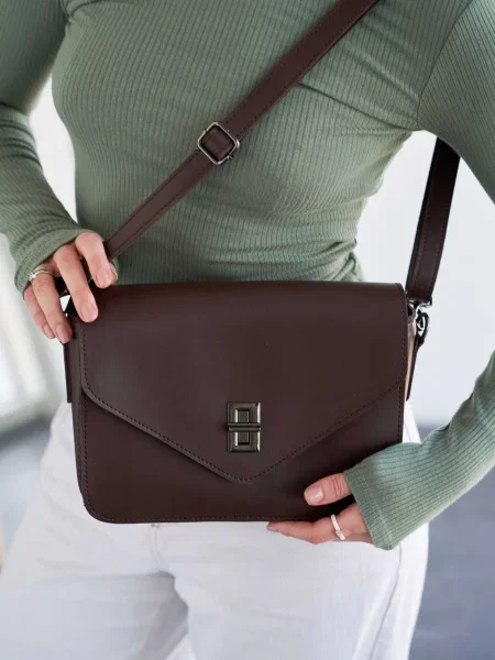 WeLassie Сумка stilxna-zhnocha-sumochka-regna-korichnevij Штучна шкіра коричневий