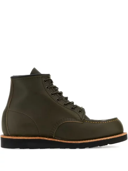 Cizme scurte Red Wing Shoes din piele roșu