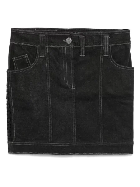 Džínová sukně Christian Dior Pre-owned černé