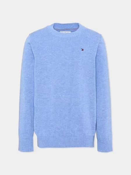 Sweter dziecięcy Tommy Hilfiger niebieski