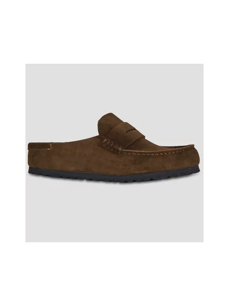 Natikači iz semiša Birkenstock Naples rjava