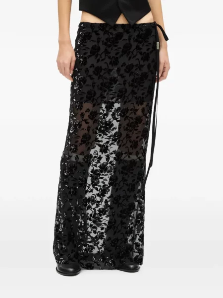 Fusta maxi Ann Demeulemeester negru