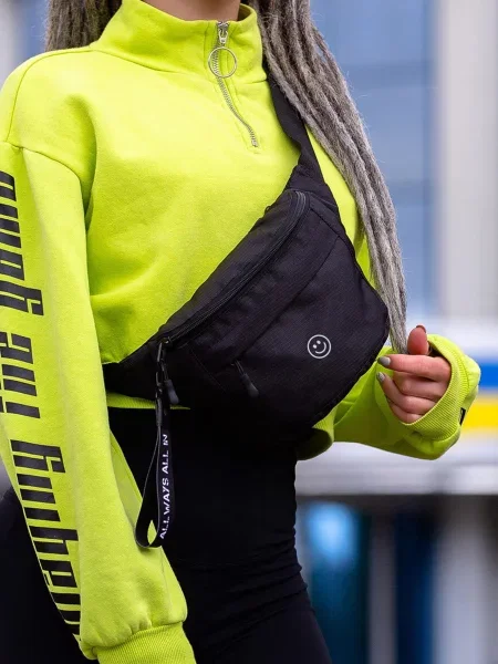 Поясная сумка Without черная