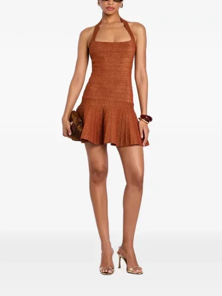 Rochie mini Retrofete maro