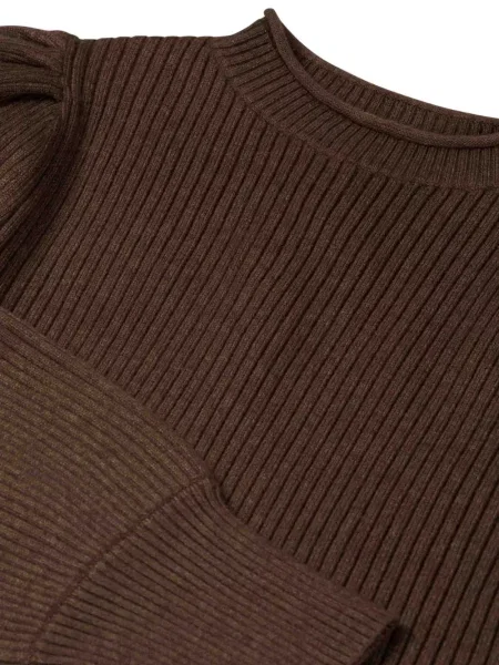 Sweter dziecięcy Donsje brązowy